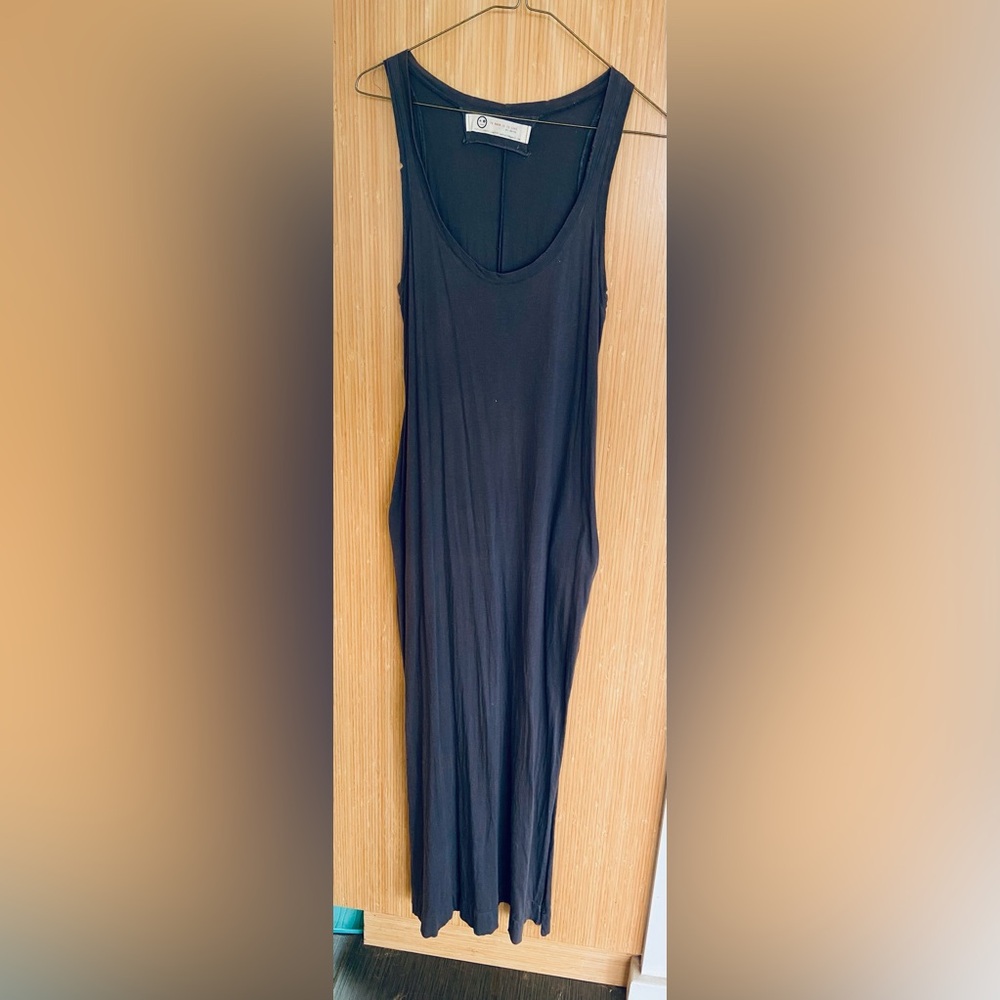Sleeveless Tank Distressed T-shirt Maxi